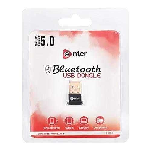 Enter Bluetooth Dongle Bluetooth Version 5.0 Adapter USB 2.0 / 3.0 20m Range and Dual Mode Signal Transistor-Computer Components-dealsplant