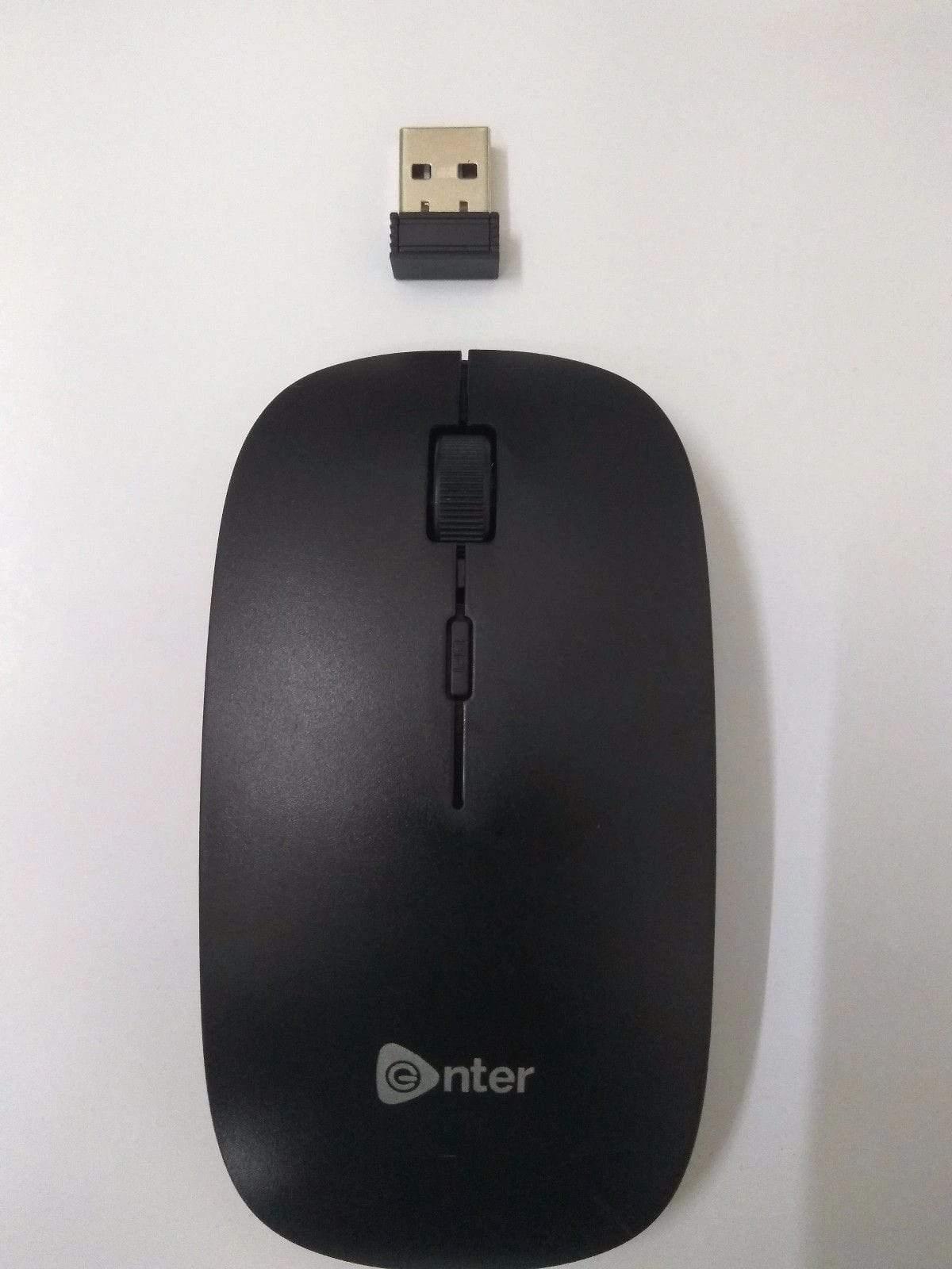 Enter wireless Mouse E-W59BU 2.4GHz,Optical,Plug & Play-Wireless Mouse-dealsplant