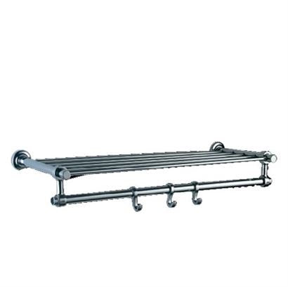 Essco Jaquar Brass 24-inch Towel Rack (Chrome)-dealsplant
