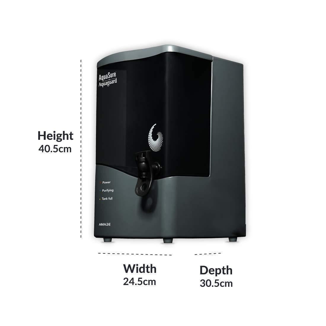 Eureka Forbes AquaSure from Aquaguard Amaze RO+UV+MTDS 7L Water Purifier-Home & Kitchen Appliances-dealsplant