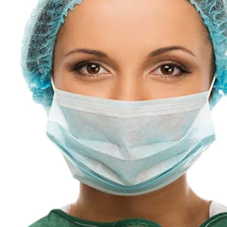 DYNA Polyester, Cotton Disposable Face Mask with Elastic Ear-Loop (Without Valve, Pack of 50) for Unisex-HEALTH &PERSONAL CARE-dealsplant