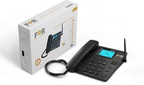 FoR Dual SIM F1+ GSM Model 1 Fixed Wireless Corded & Cordless Landline Phone with Call recording-Landline-dealsplant