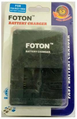 Fast Battery Charger for CGA-DU21 and NV-GS40 GS44 GS47 GS50 GS55 GS57 GS58 Camera Battery Charger (Black) (6 month warranty)-Camera Battery Chargers-dealsplant