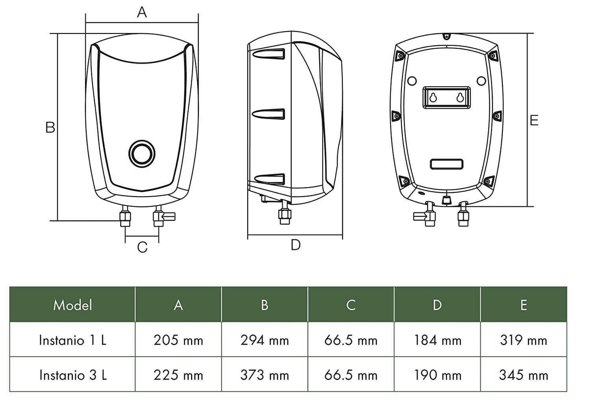 Havells Instanio 3-Litre Instant Water Heater-Home & Kitchen Accessories-dealsplant