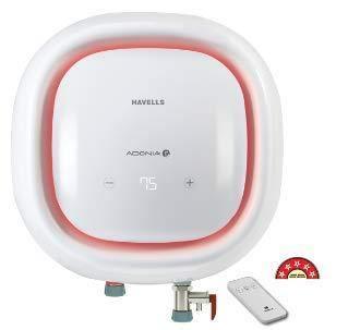 Havells Adonia R 15 Litre Digital Storage Water Heater with Remote (White)-Home & Kitchen Appliances-dealsplant