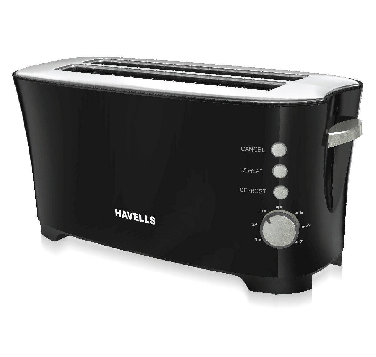 Havells Feasto 1350W 4 Slice Pop-up Toaster-Home & Kitchen Appliances-dealsplant