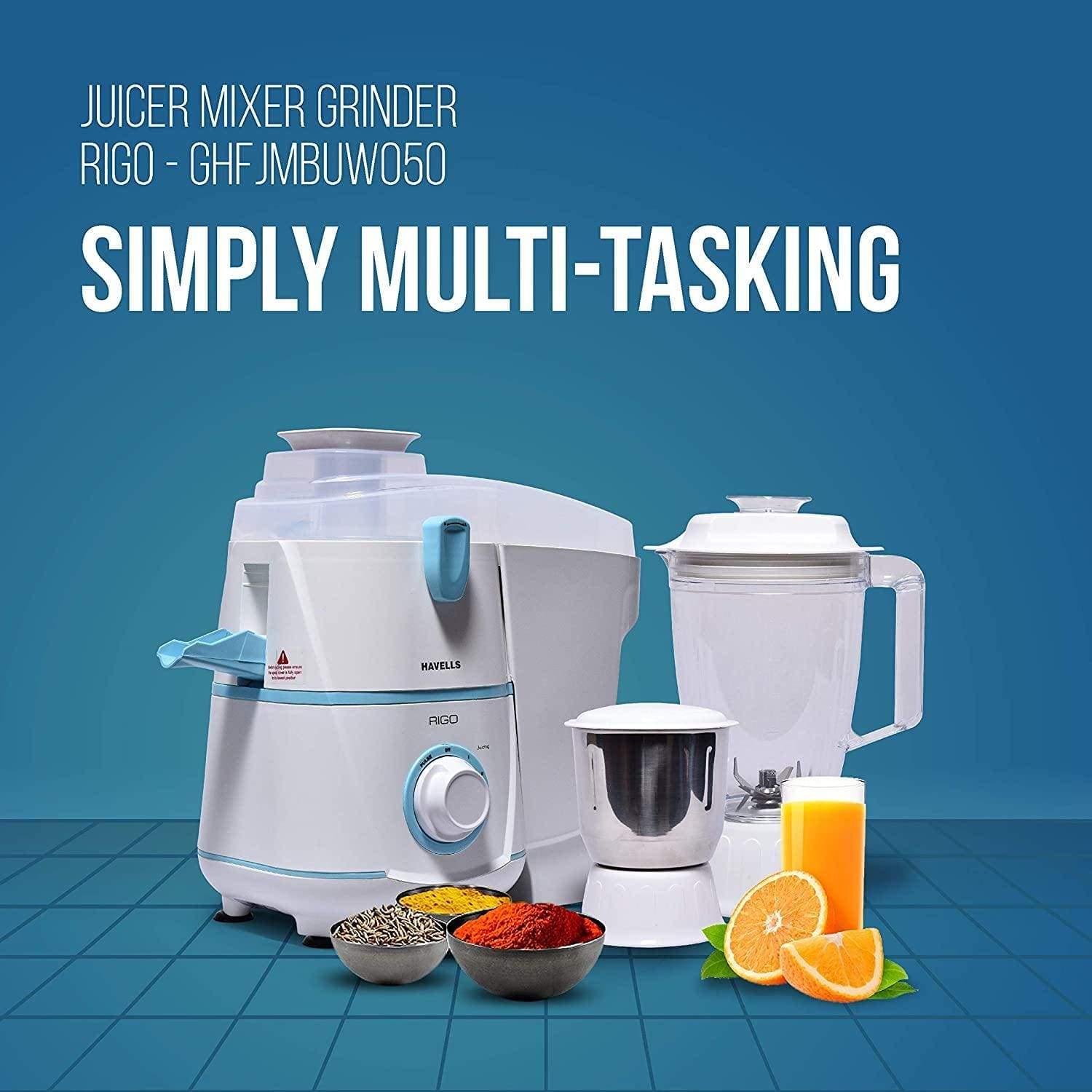 Havells Rigo 2 Jar Mixer Grinder-Home & Kitchen Appliances-dealsplant