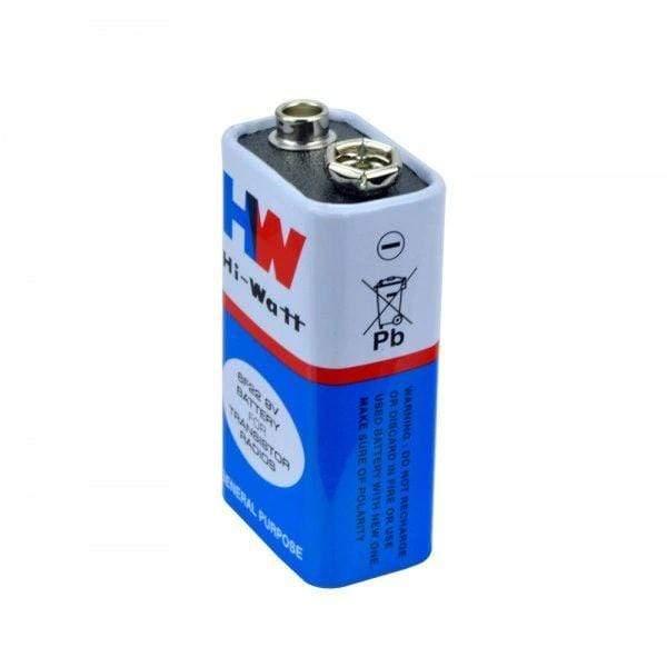 HI-WATT HW 9V BATTERY CELL for science projects (Set Of 10 pcs)-General Purpose Batteries-dealsplant