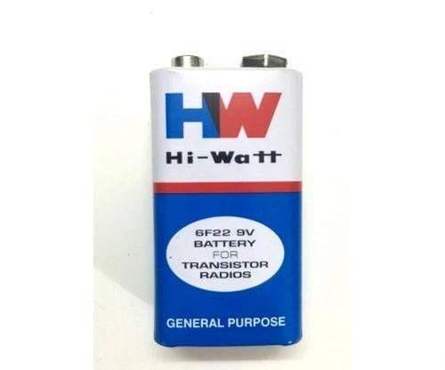 HI-WATT HW 9V BATTERY CELL for science projects (Set Of 10 pcs)-General Purpose Batteries-dealsplant