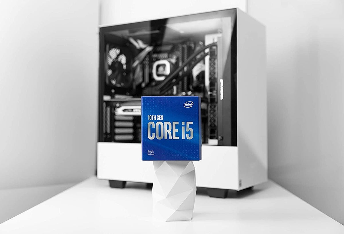 Intel Core i5-10th Gen Processor (i5-10600K LGA 1200, 4.1 GHZ, 12 MB Cache)-Processor-dealsplant