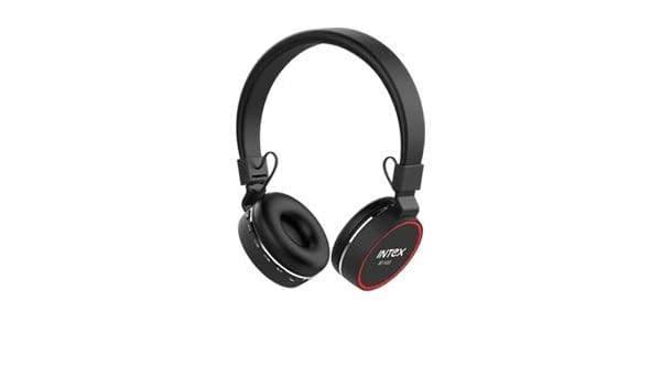 Intex BT-H10 Wireless Headphone with Mic (Black)-Bluetooth Headsets-dealsplant