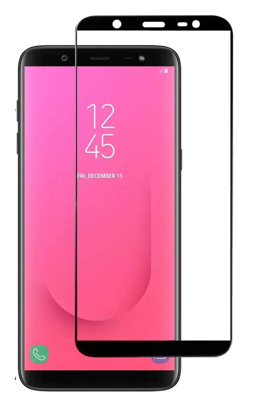 Dealsplant premium quality super D full temper glass for Samsung Galaxy J8-Tempered Glass-dealsplant
