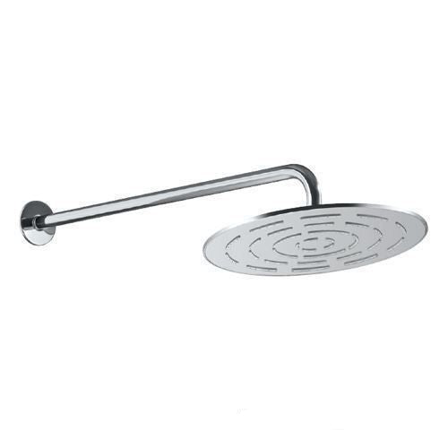 Jaquar Maze Rain Shower Overhead Shower OHS-1633 300mm dia round shape single flow (body & face plate stainless steel with chrome finish) with rubit cleaning system-overhead shower-dealsplant