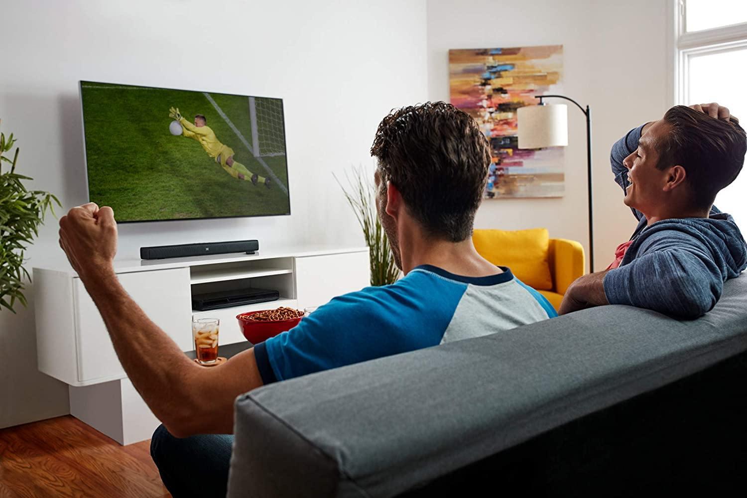 JBL Bar Studio Wireless Soundbar with JBL Surround Sound & Built-in Dual Bass Port (30W, Black)-Wireless soundbar-dealsplant