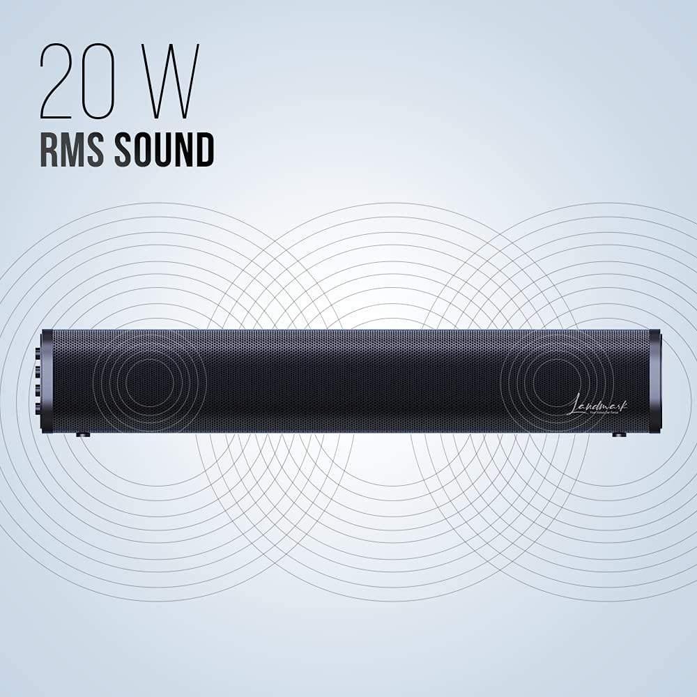 Landmark LM BT1013 10 Watt Wireless Bluetooth Soundbar (Black)-Bluetooth Sound bar-dealsplant