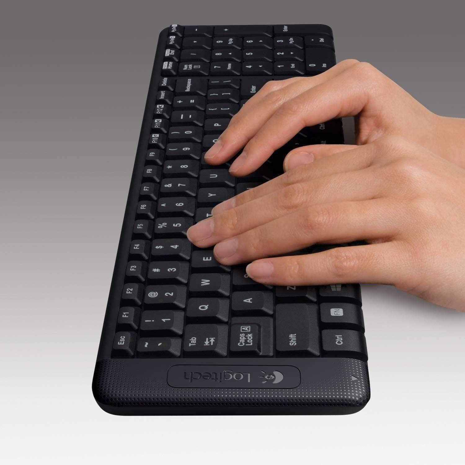 Logitech K230 Compact Wireless Keyboard for Windows- Black-Computers and Laptops-dealsplant