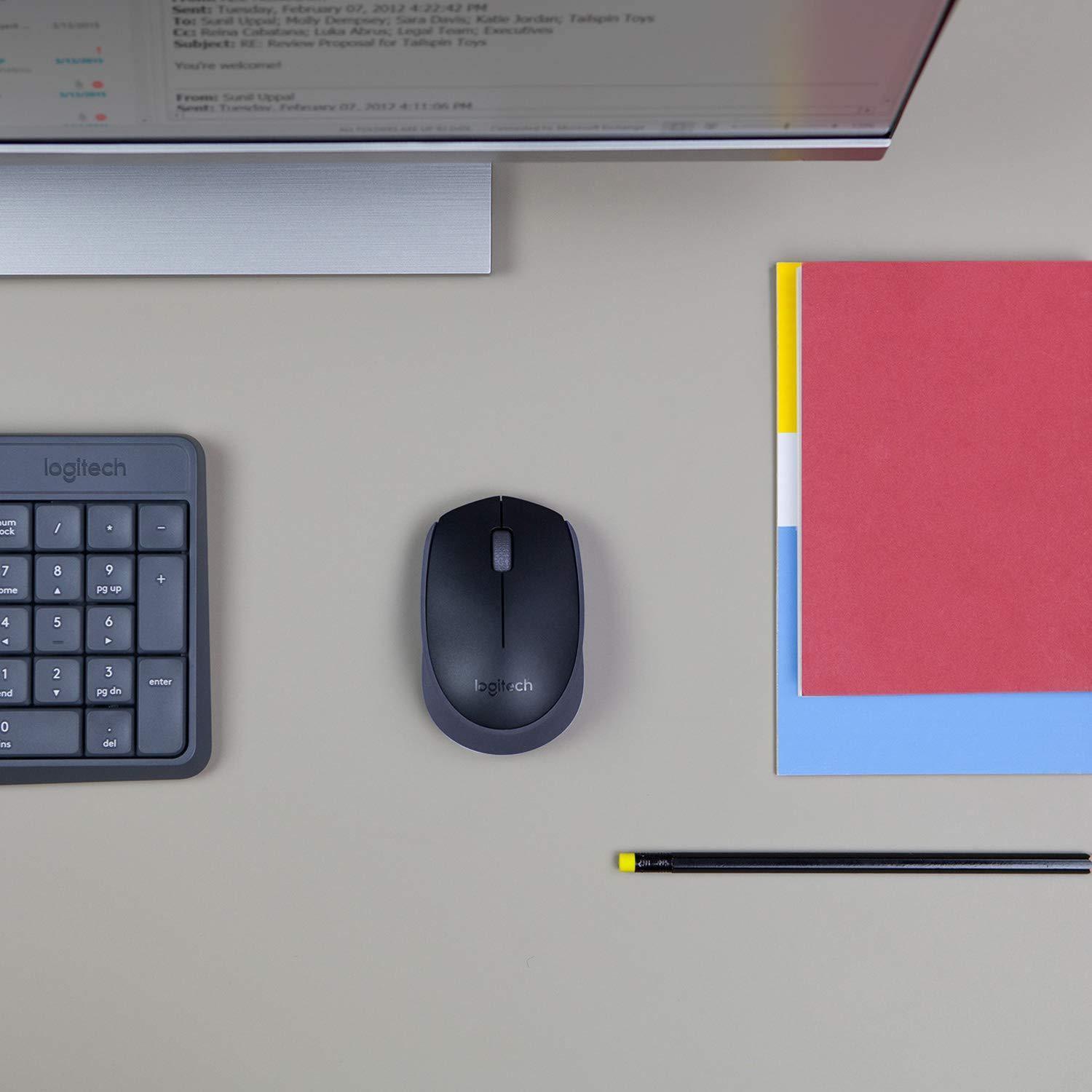 Logitech Mouse Wireless M171 - Black-Computers and Laptops-dealsplant