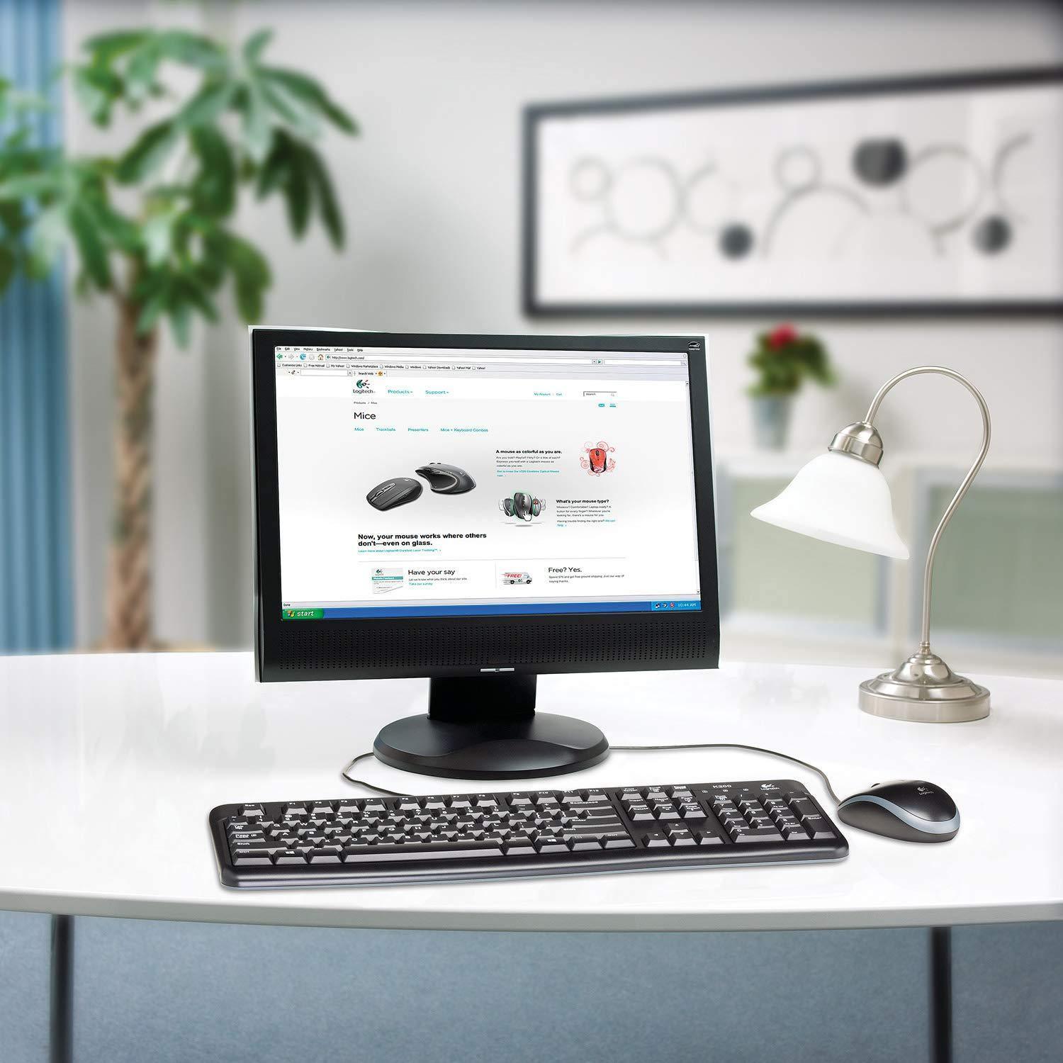 Logitech Usb Keyboard K120 Wired Plug-and-Play.-Computers and Laptops-dealsplant