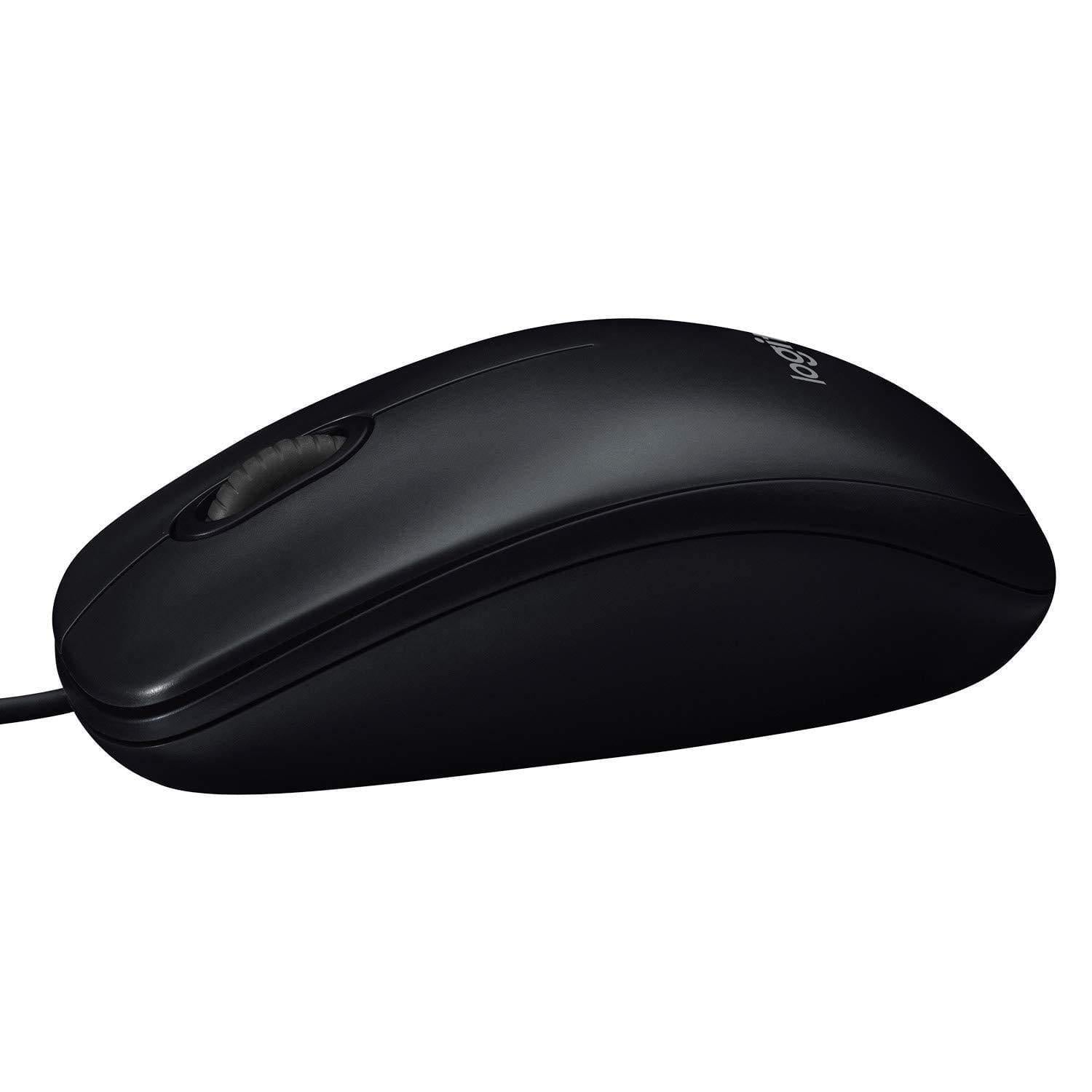 Logitech M90 Optical Wired USB Mouse for PC/Mac/Laptop-Laptops & Computer Peripherals-dealsplant