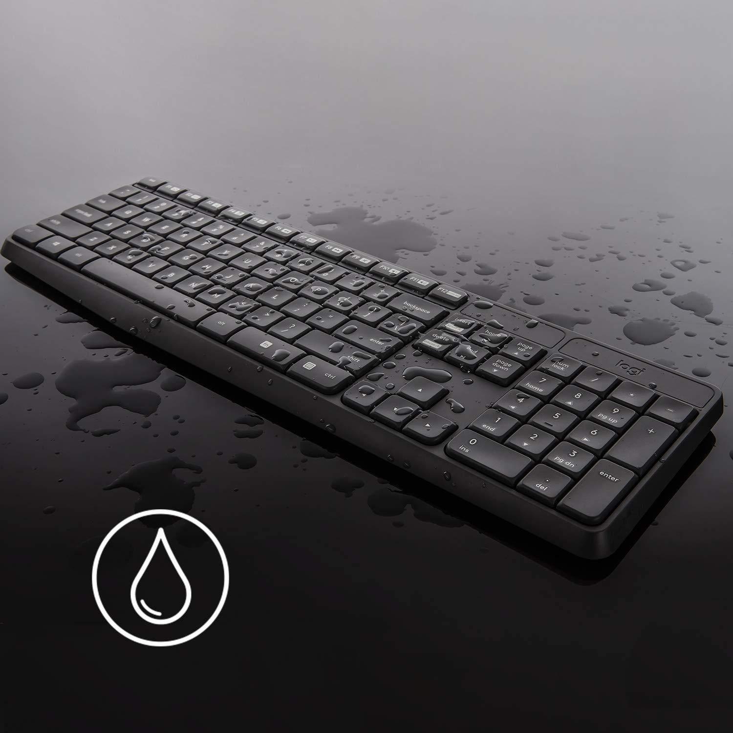 Logitech MK235 Wireless Keyboard and Mouse Combo 3-Year Battery Life for Desktop / Laptop-Wireless Keyboard & Mouse Combo-dealsplant