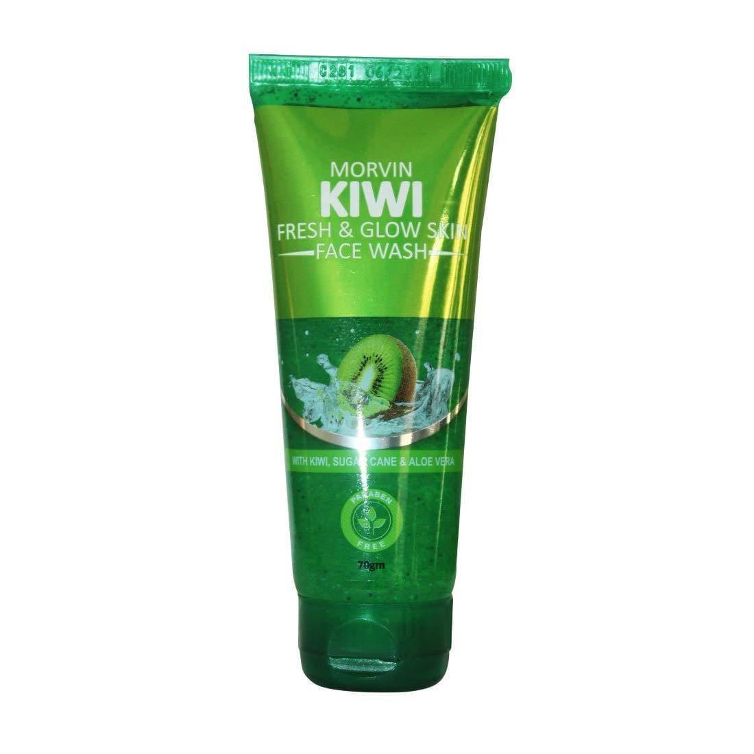 Morvin Kiwi Fresh & Glow Skin Face Wash 70gm-Pack Of 2-Health & Personal Care-dealsplant