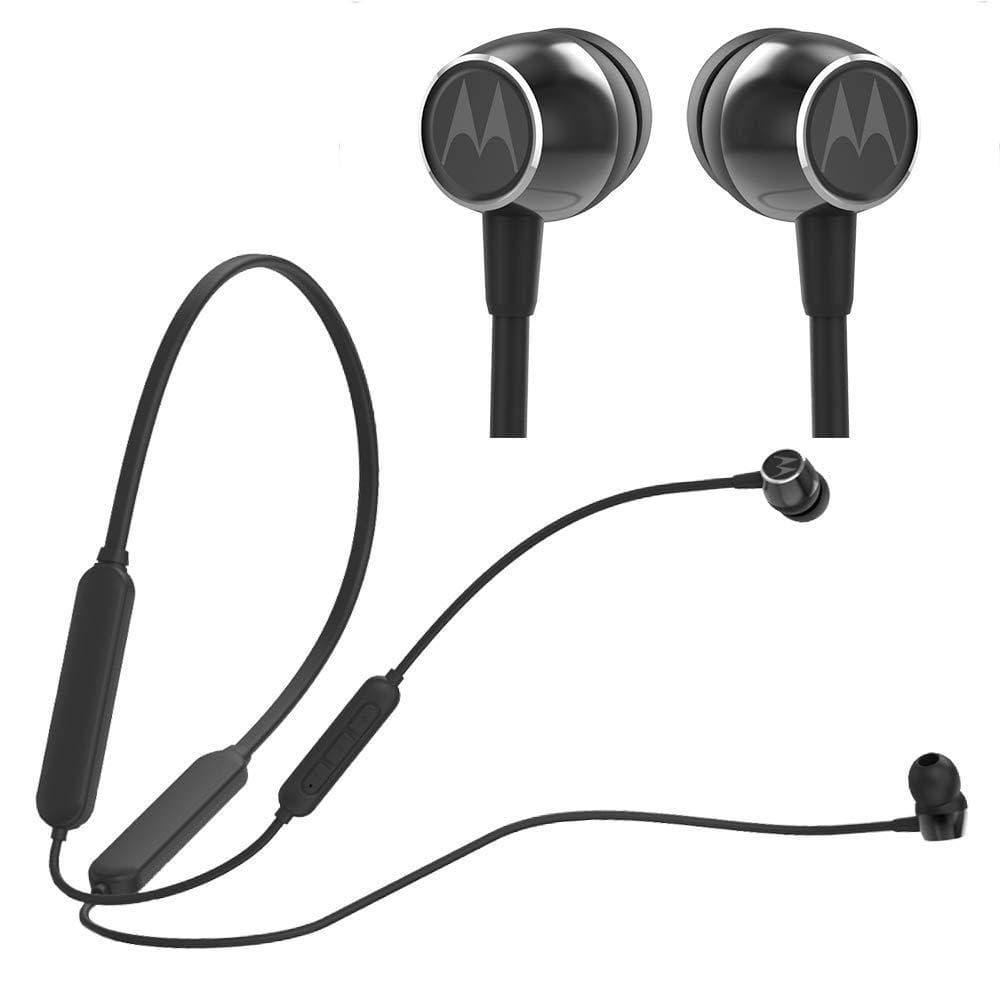 Motorola Verve Rap 100 Sport Neckband in-Ear Headphones with Alexa (Black)-Bluetooth Ear phone-dealsplant