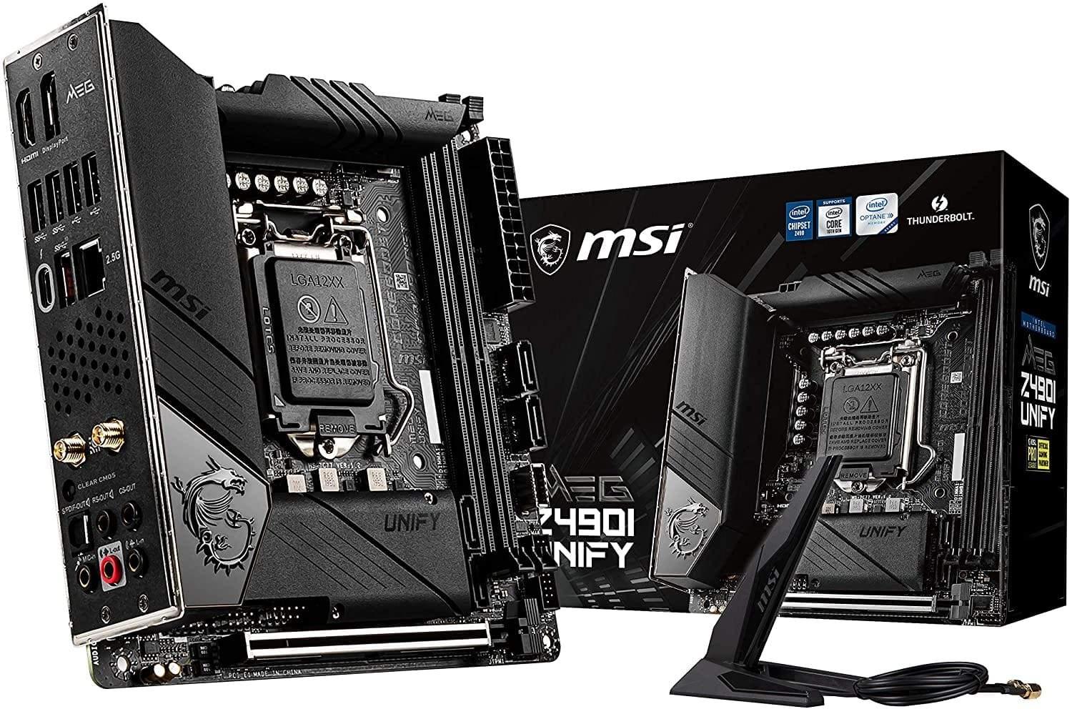 MSI MEG Z490I Unify Gaming Motherboard-Motherboard-dealsplant
