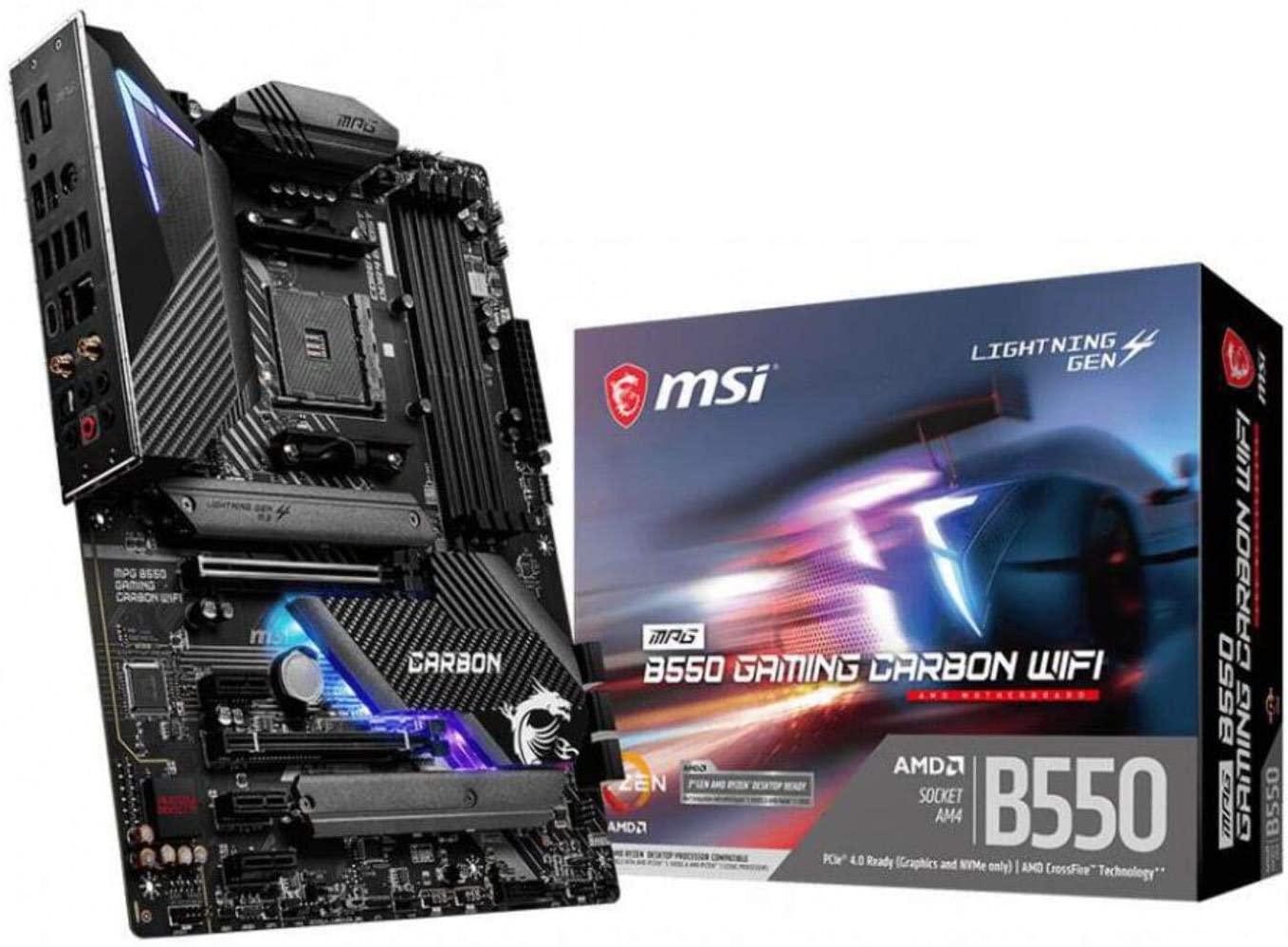 MSI MPG B550 Gaming Carbon WiFi Gaming Motherboard-Motherboard-dealsplant