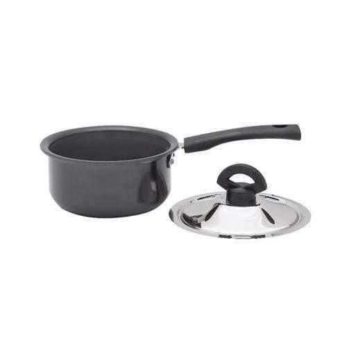Murugan Evasilva Hard Anodised Sauce Pan With Lid-Home & Kitchen Appliances-dealsplant
