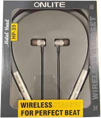 Onlite HP-39 Wireless Bluetooth Earphones with Sound Controller for All Smartphones-Bluetooth Headsets-dealsplant