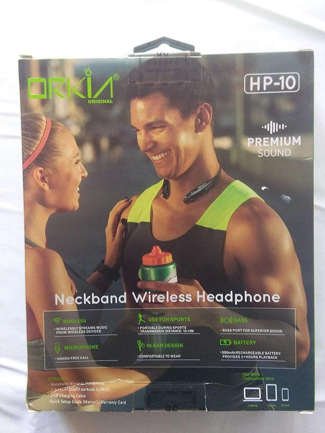 Orkia HP-10 Wireless Extra Bass Headphone (White)-Bluetooth Headsets-dealsplant