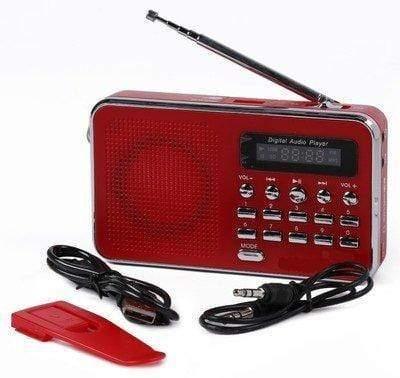 OUD SM304REC LED Display Mini Speaker Portable FM Radio Player with Recording Function-RADIO PLAYER-dealsplant