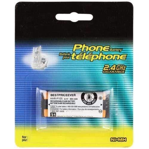 Panosonic cordless telephone battery for HHR-P105 2.4V 830mAh-Battery-dealsplant