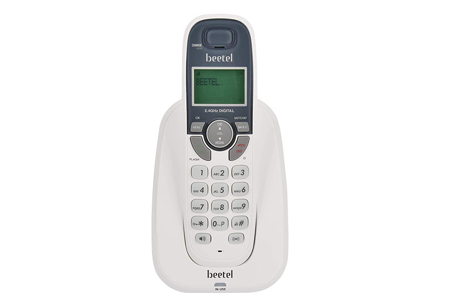 BEETEL X-70 BLACK CORDLESS PHONE-Cordless phone-dealsplant