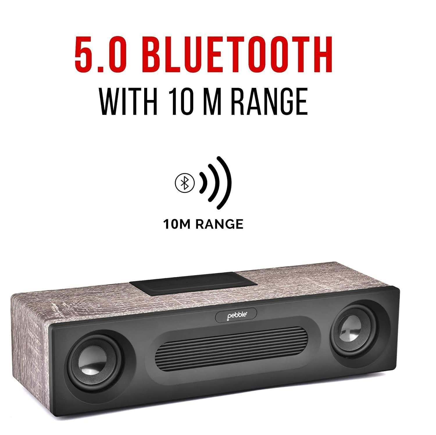 Pebble Basswoods Heavy Bass 16W Bluetooth Speaker-Bluetooth Speakers-dealsplant