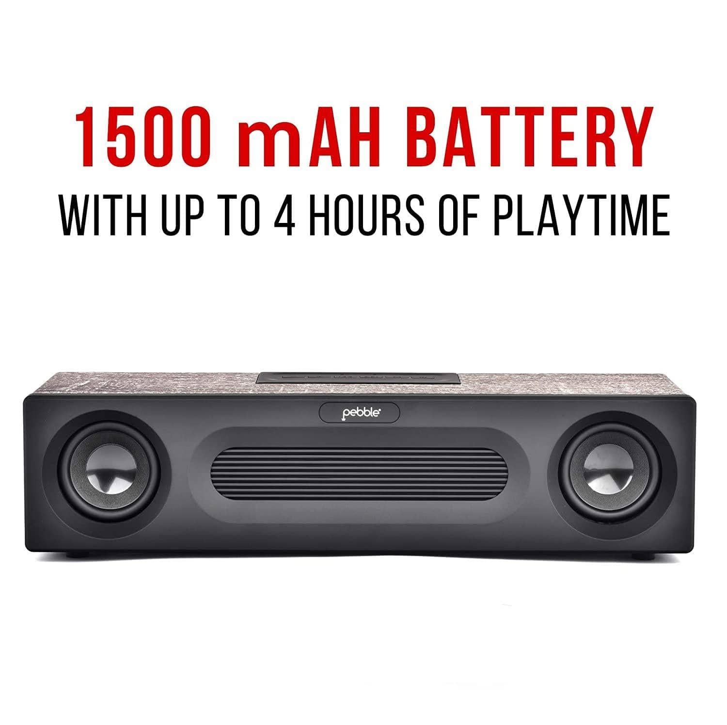 Pebble Basswoods Heavy Bass 16W Bluetooth Speaker-Bluetooth Speakers-dealsplant