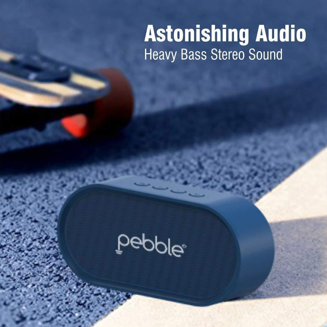 Pebble BassX Prime - Bluetooth Speaker with Heavy Bass Stereo Sound & Built-in Mic-Bluetooth Speakers-dealsplant