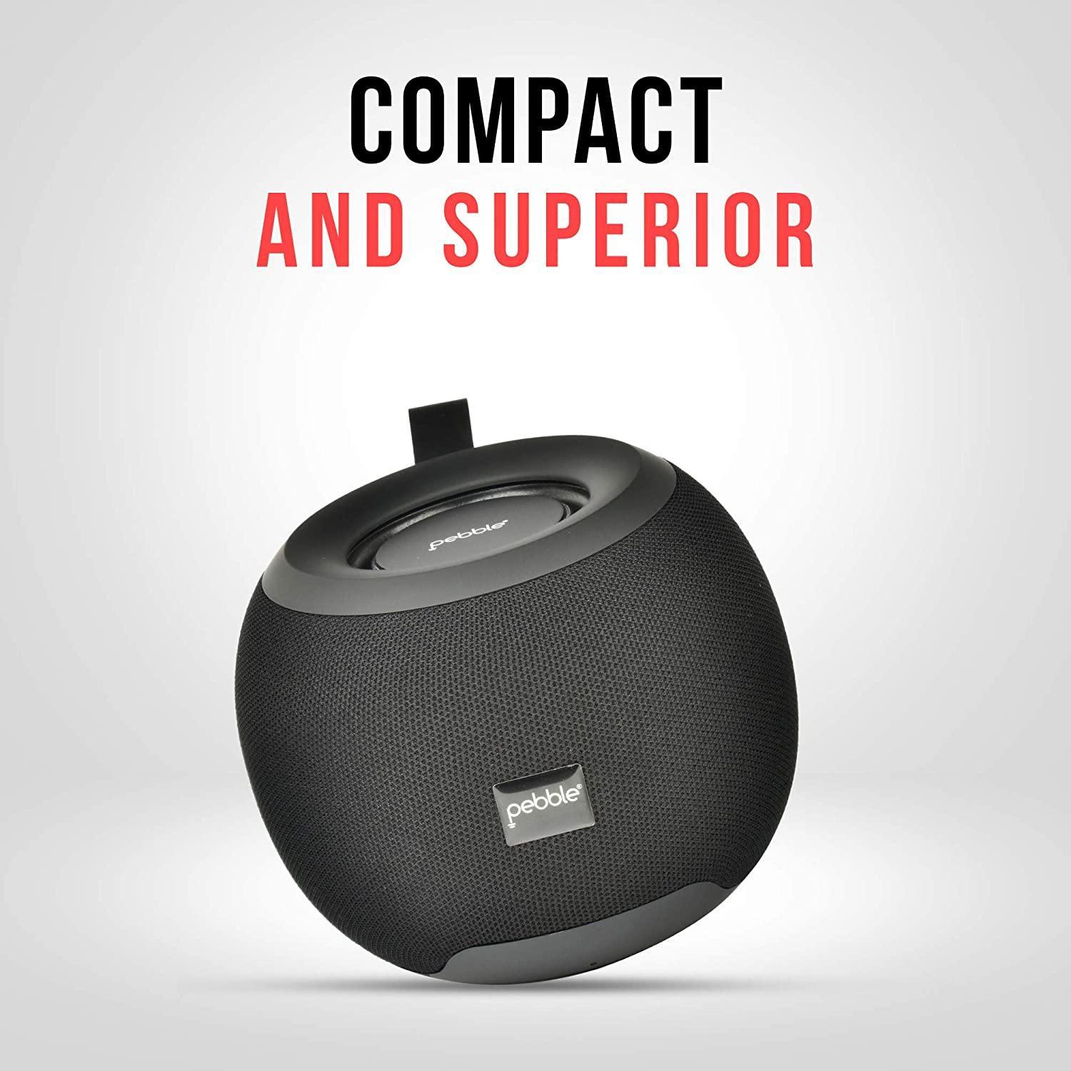 Pebble Dome Heavy Bass 5W Bluetooth Speaker-Bluetooth Speakers-dealsplant