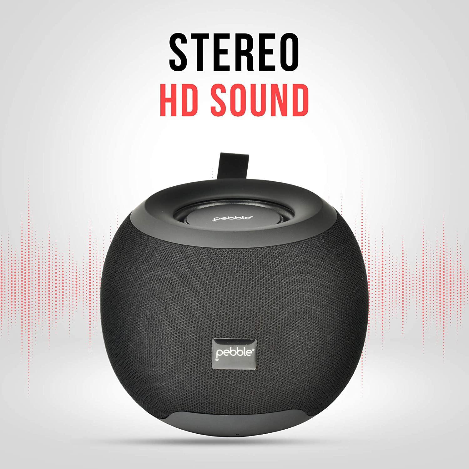 Pebble Dome Heavy Bass 5W Bluetooth Speaker-Bluetooth Speakers-dealsplant