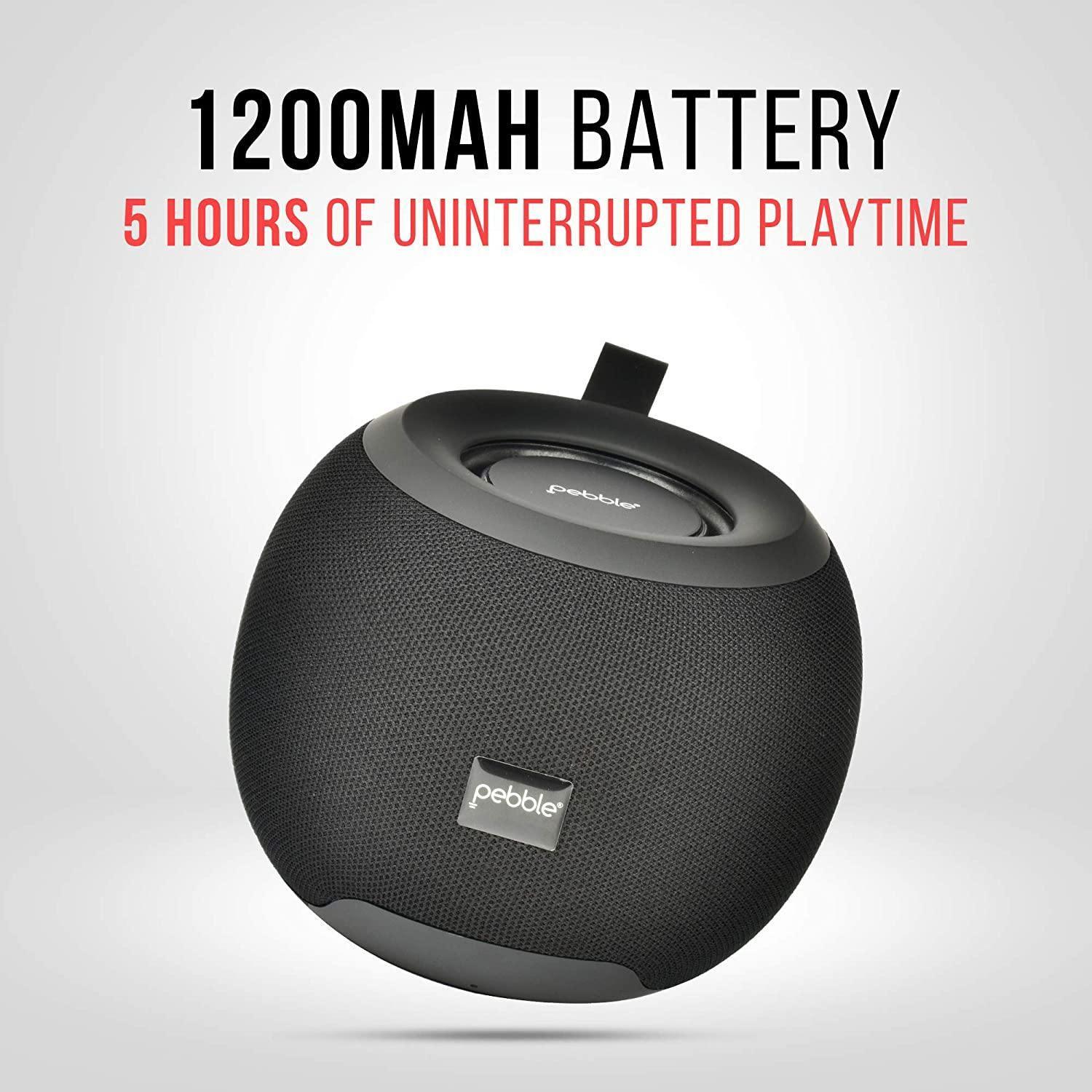 Pebble Dome Heavy Bass 5W Bluetooth Speaker-Bluetooth Speakers-dealsplant