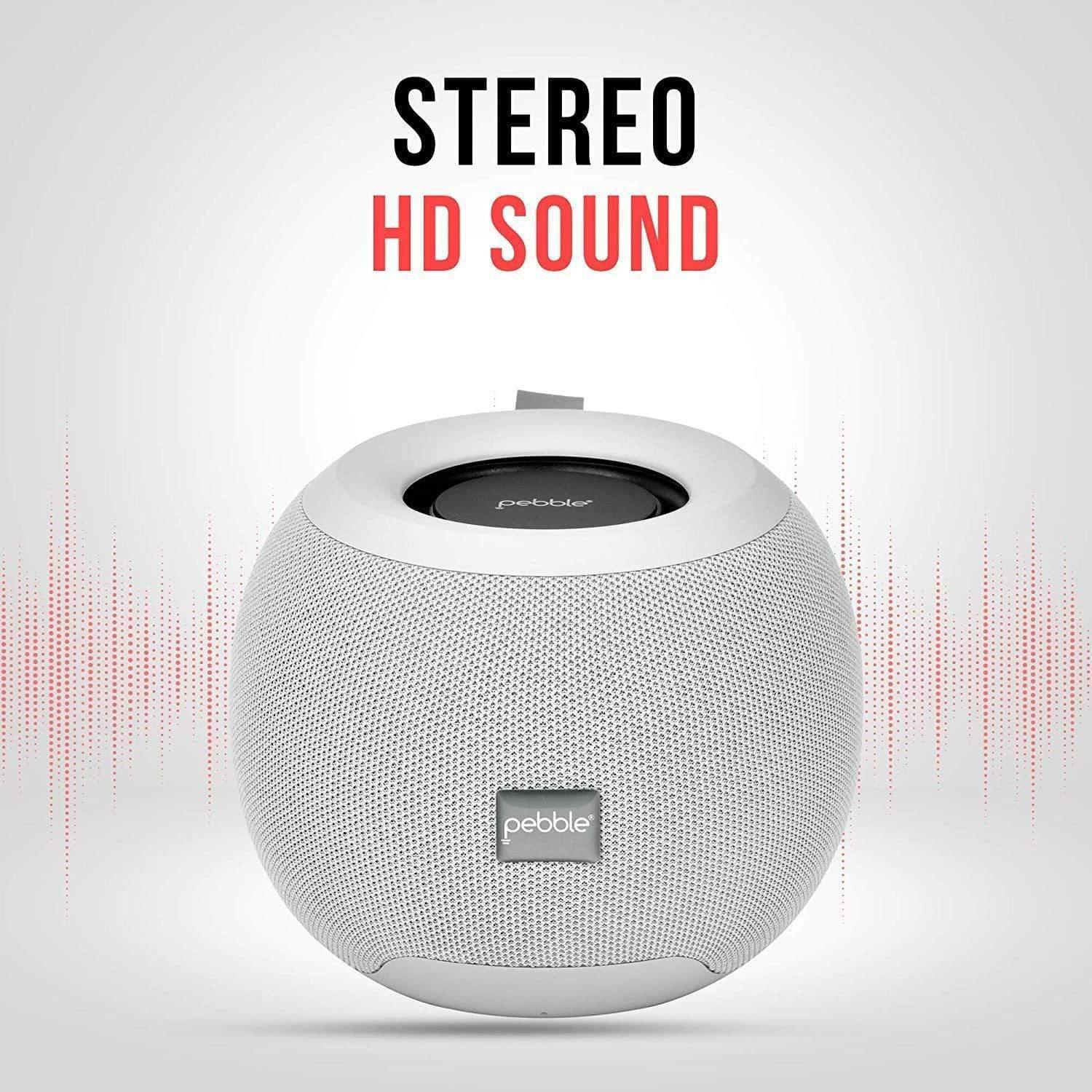 Pebble Dome Heavy Bass 5W Bluetooth Speaker-Bluetooth Speakers-dealsplant