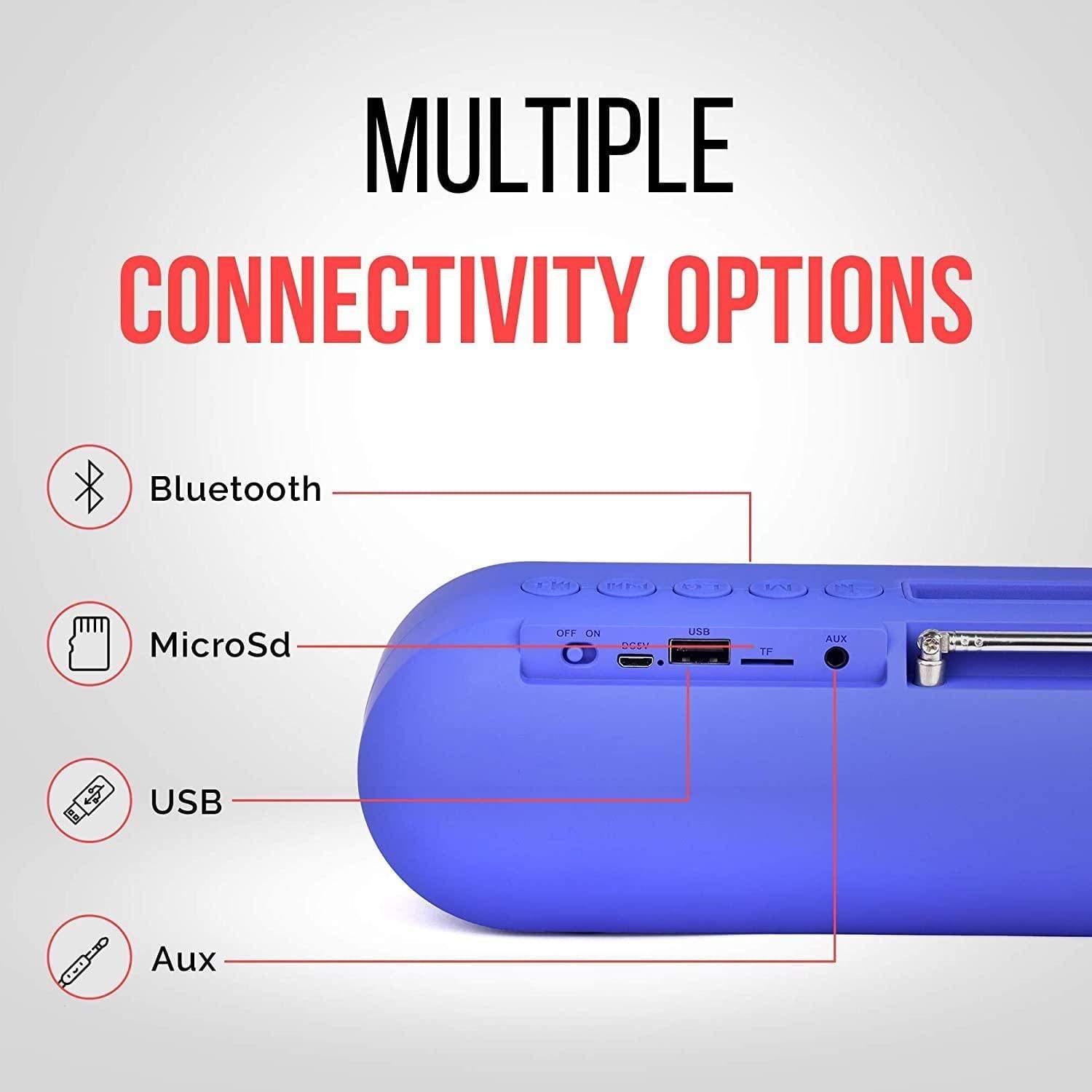 Pebble Edge Stereo HD Bluetooth Speaker-Bluetooth Speakers-dealsplant