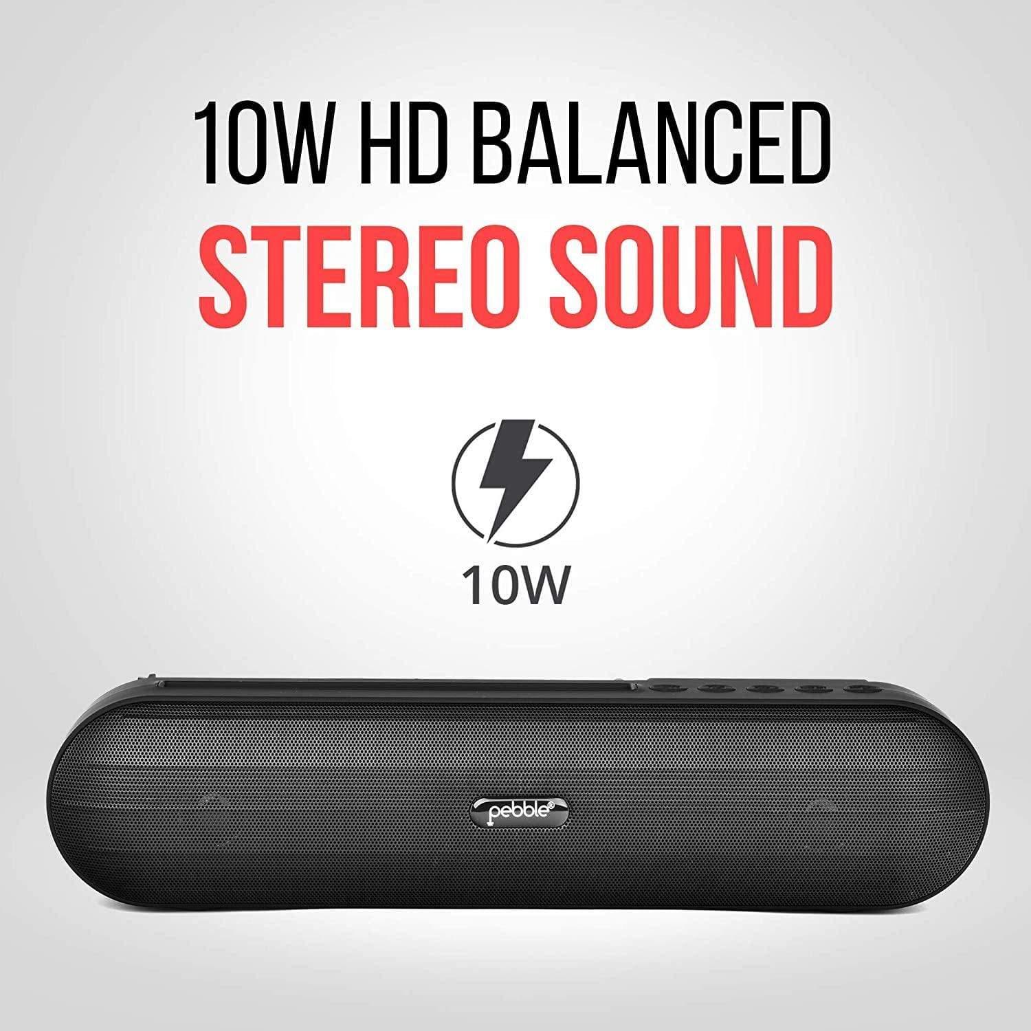 Pebble Edge Stereo HD Bluetooth Speaker-Bluetooth Speakers-dealsplant