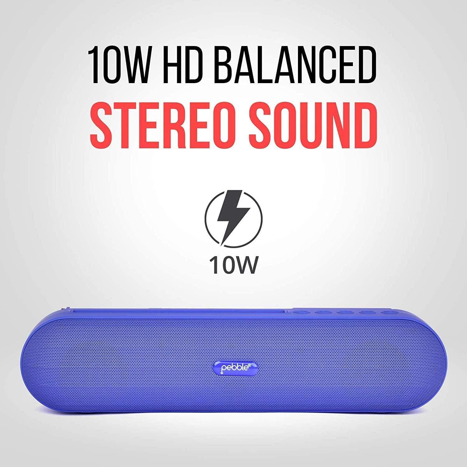 Pebble Edge Stereo HD Bluetooth Speaker-Bluetooth Speakers-dealsplant