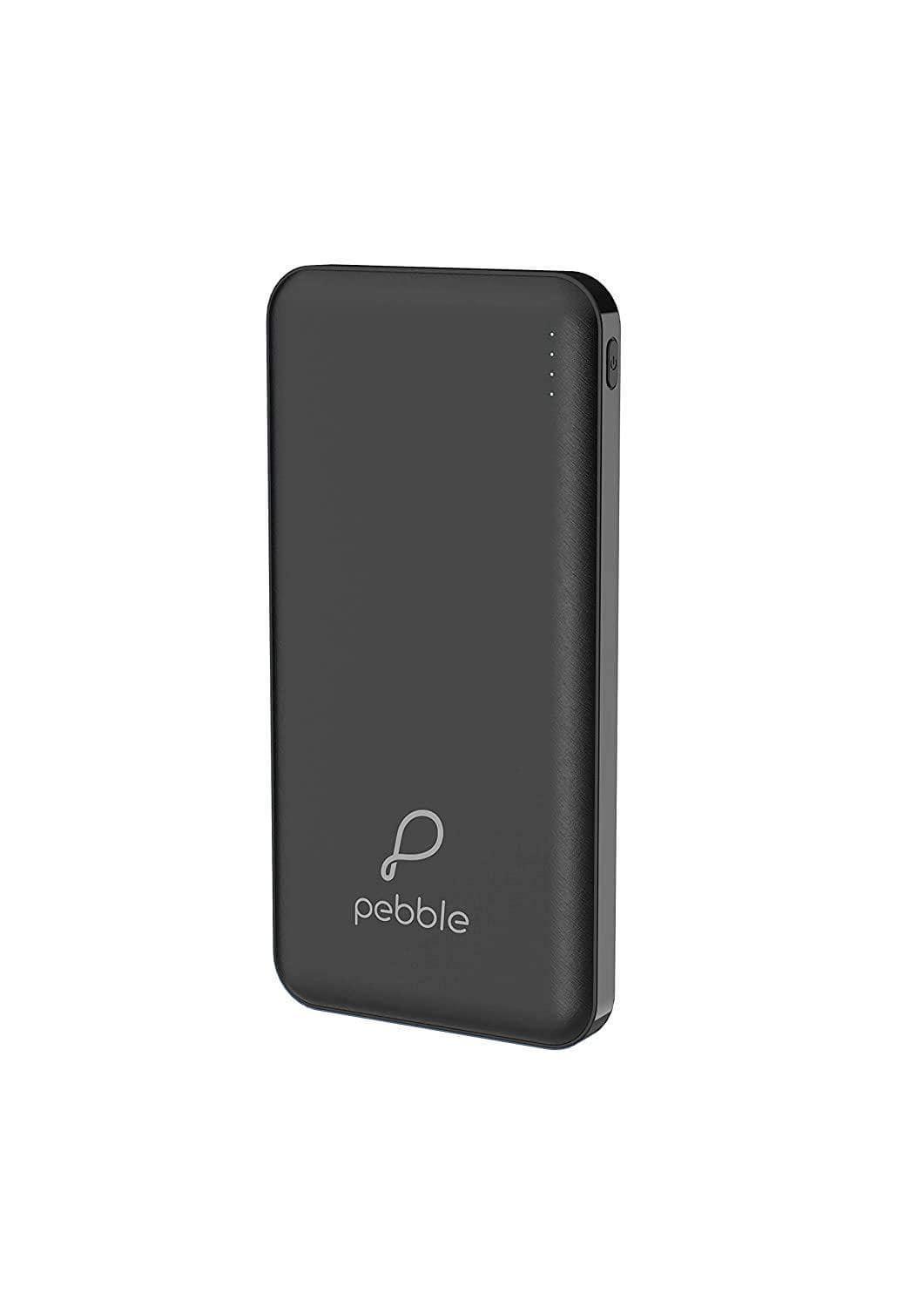 Pebble 10000mAh Li-Polymer Power Bank Volt+ with Type-C Input & 12W Fast Charging-Power Bank-dealsplant