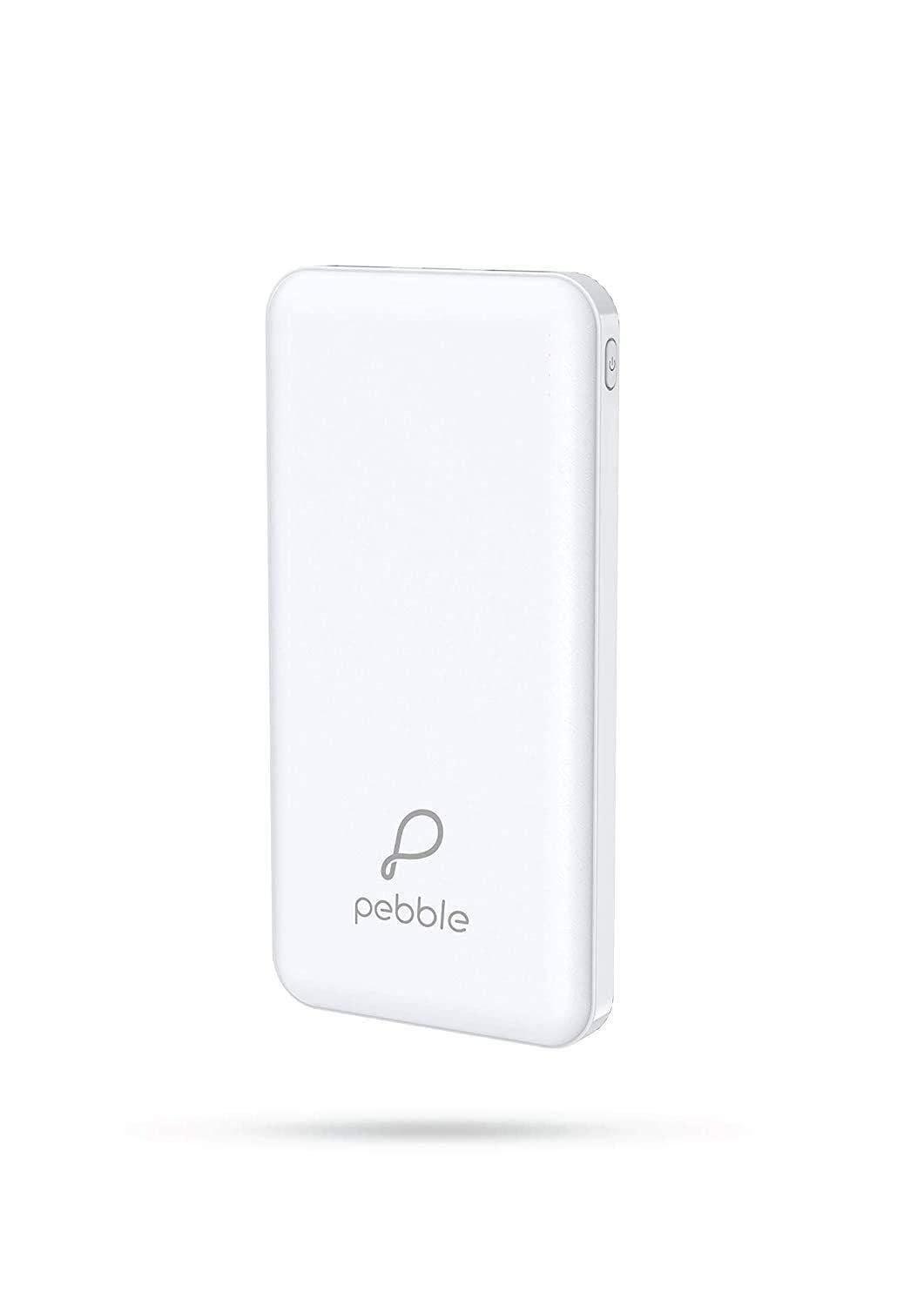Pebble 10000mAh Li-Polymer Power Bank Volt+ with Type-C Input & 12W Fast Charging-Power Bank-dealsplant