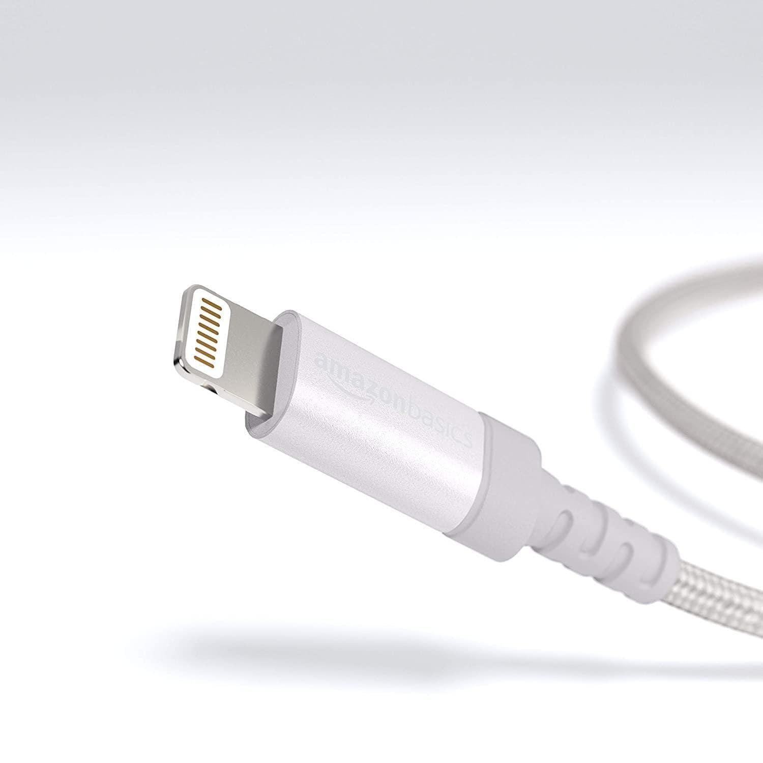 Pebble Nylon Braided USB A to Lightning Cable - Apple MFi Certified (1-Meter) PNML10-USB Charging Transfer cable-dealsplant