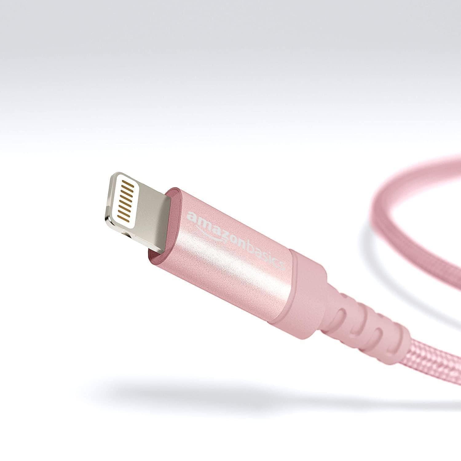 Pebble Nylon Braided USB A to Lightning Cable - Apple MFi Certified (1-Meter) PNML10-USB Charging Transfer cable-dealsplant