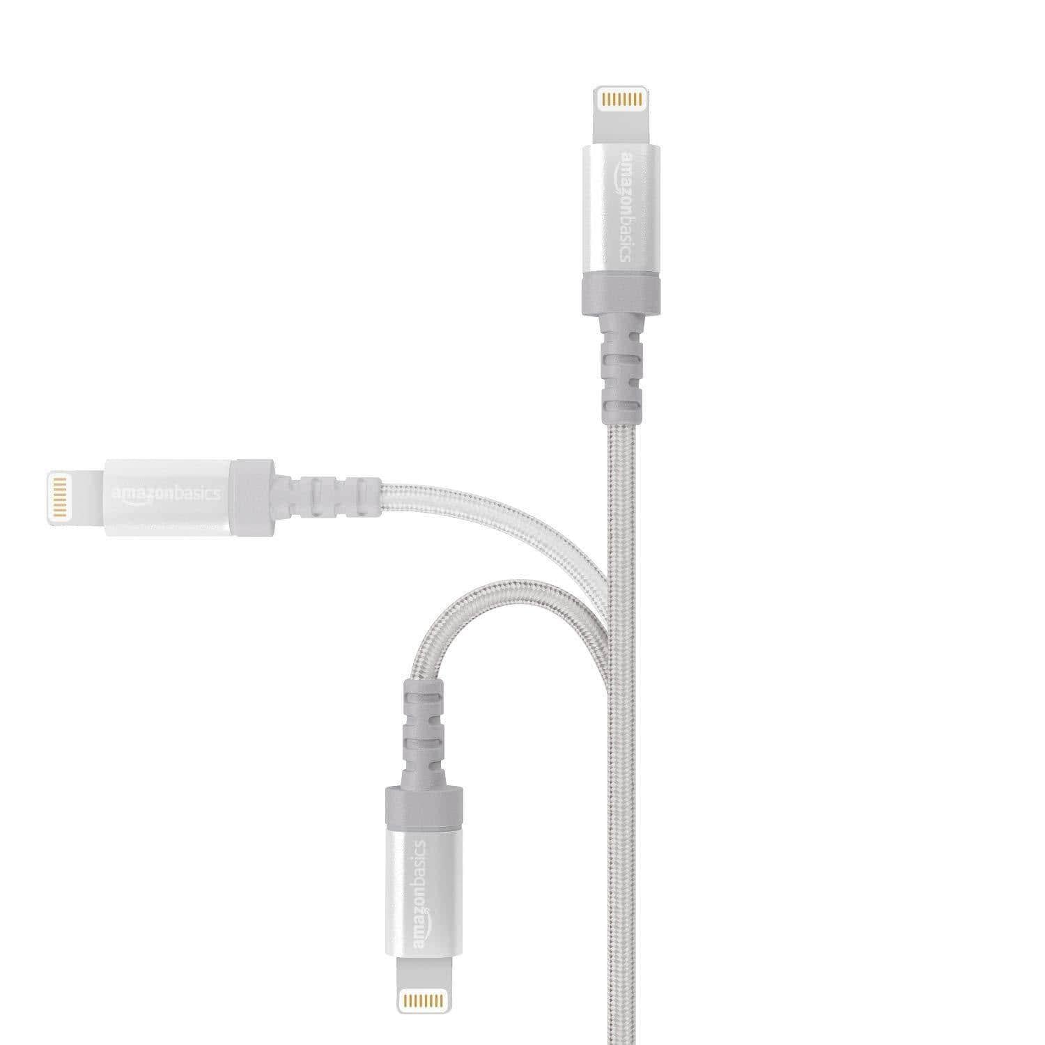 Pebble Nylon Braided USB A to Lightning Cable - Apple MFi Certified (1-Meter) PNML10-USB Charging Transfer cable-dealsplant