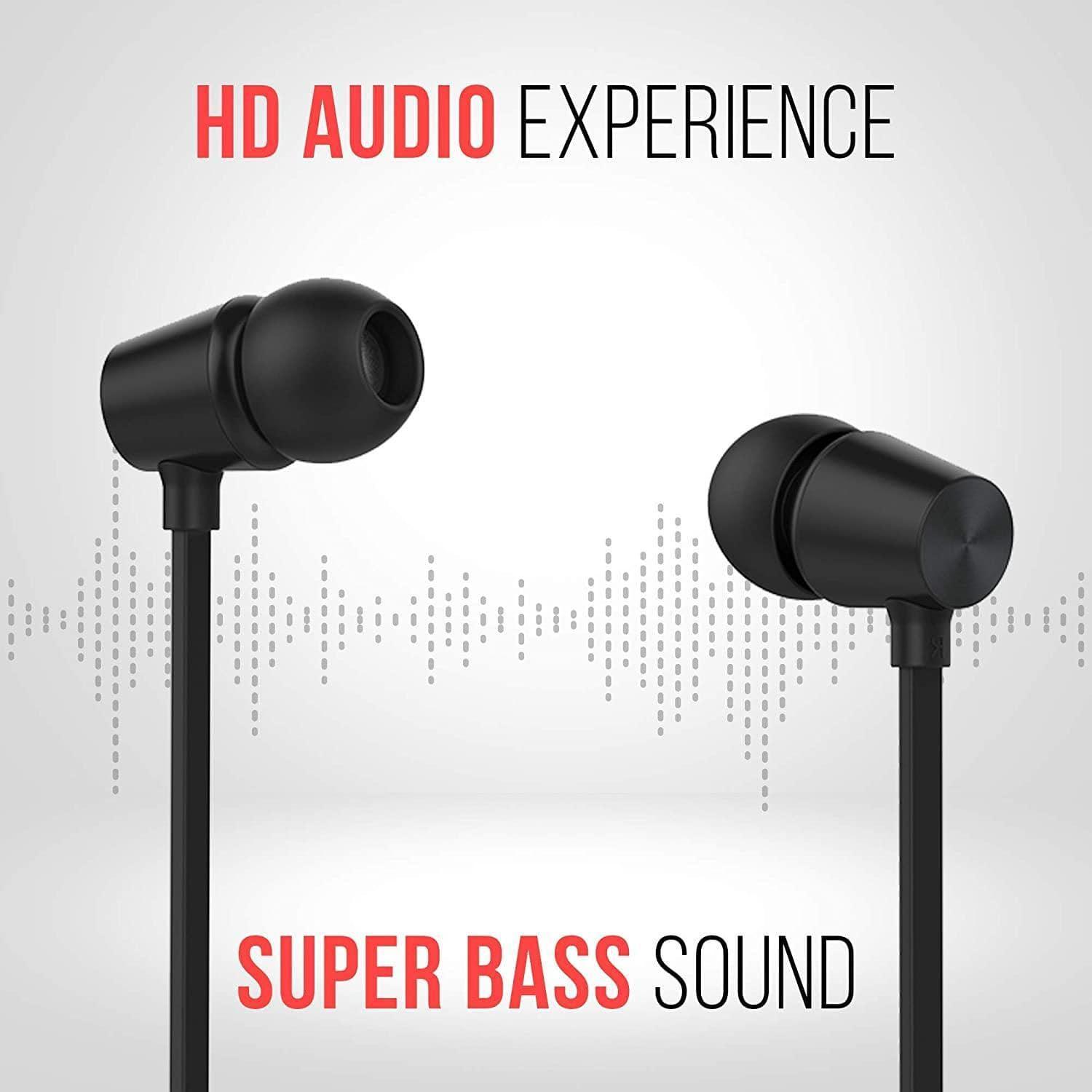 Pebble Crome Sweat-Proof Head Phone with Super Bass-Wired Earphone-dealsplant